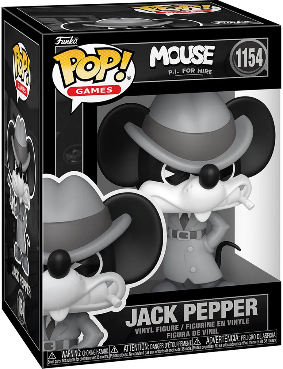 Funko Pop Games N°1154 Mouse Pi for Hire Jack Pepper - 92567