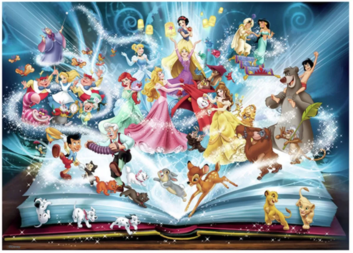 Ravensburger Disney Magische Sprookjesboek Legpuzzel 1500 Stuks - Multicolor