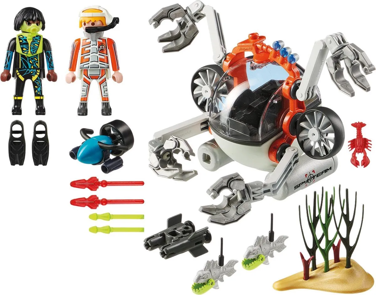 Playmobil Spy Team Bemande Onderwaterrobot 70003 - Multicolor - afbeelding 6 van 6