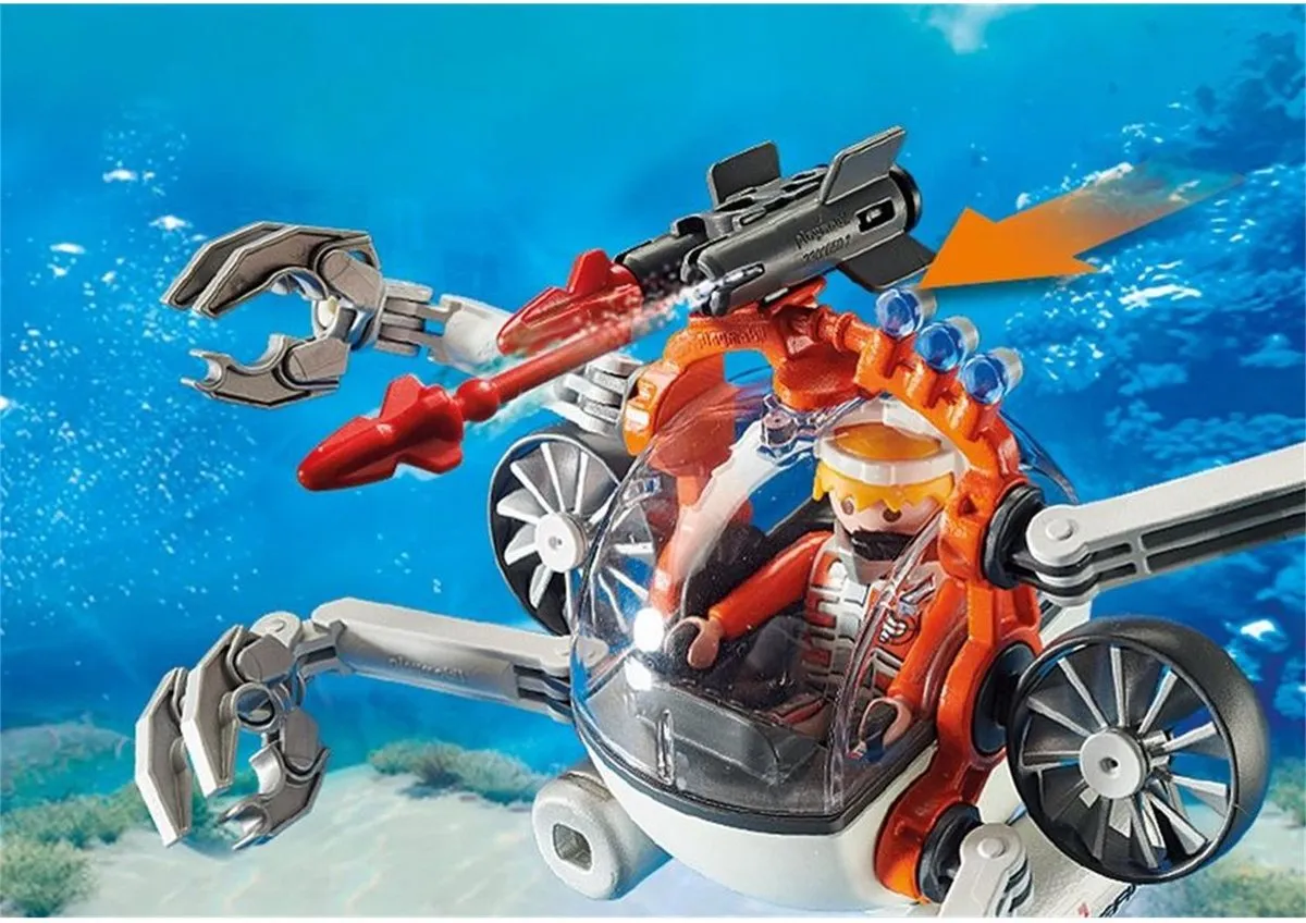 Playmobil Spy Team Bemande Onderwaterrobot 70003 - Multicolor