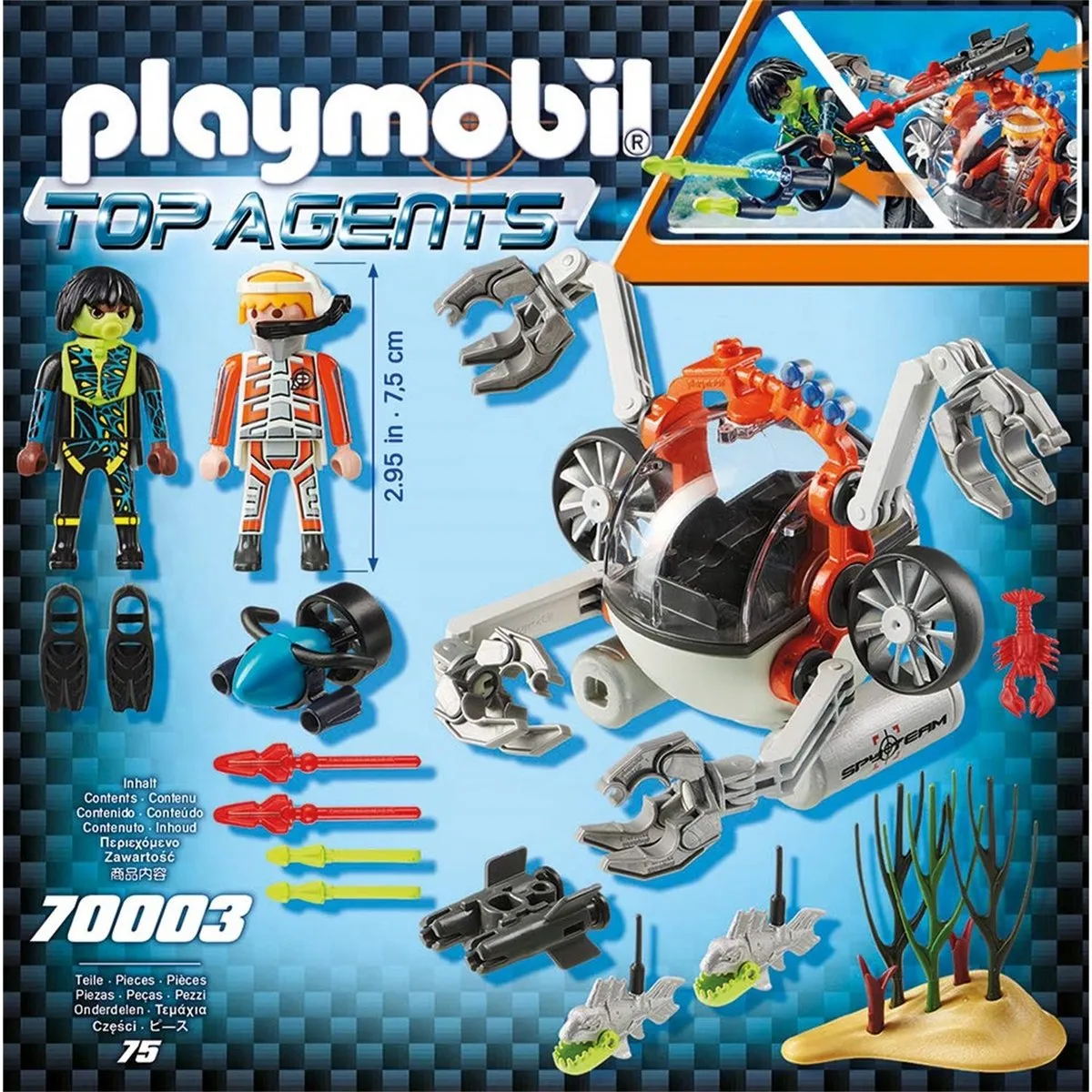Playmobil Spy Team Bemande Onderwaterrobot 70003 - Multicolor