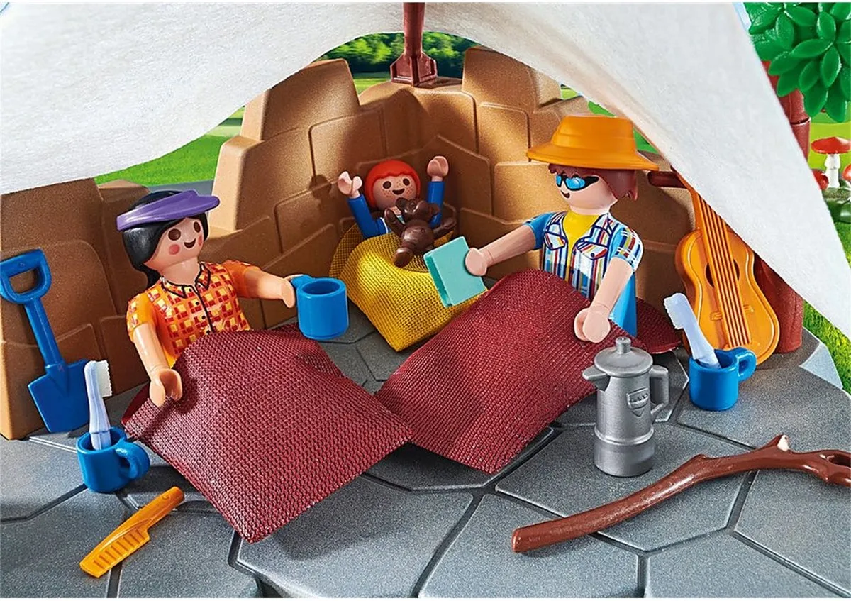 Playmobil Familie op Kampeertocht 70743 - Multicolor