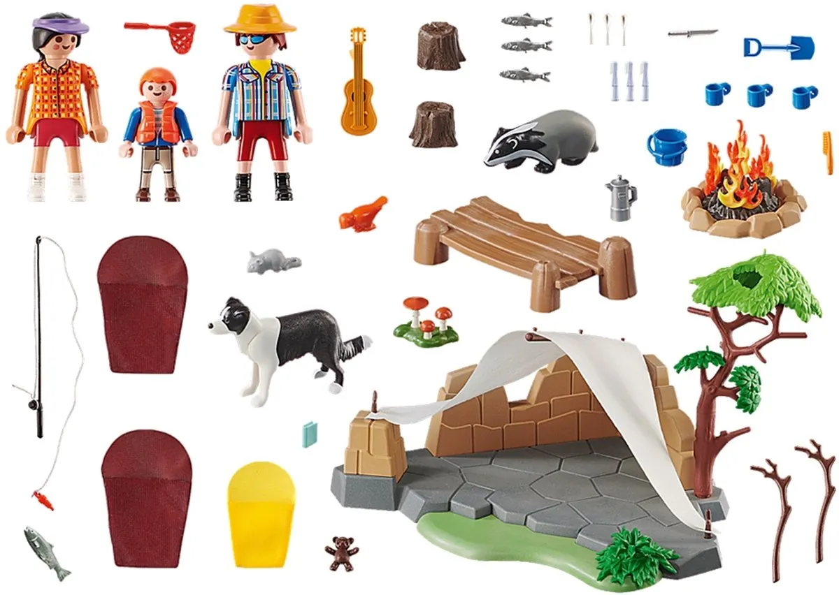 Playmobil Familie op Kampeertocht 70743 - Multicolor - afbeelding 6 van 6