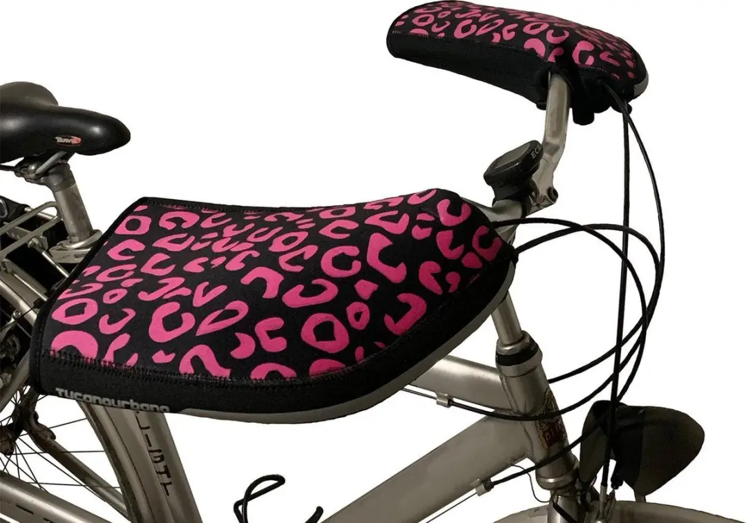 Tucano Urbano Fietsmoffen Leopard Neopreen - 2 Stuks - afbeelding 2 van 3