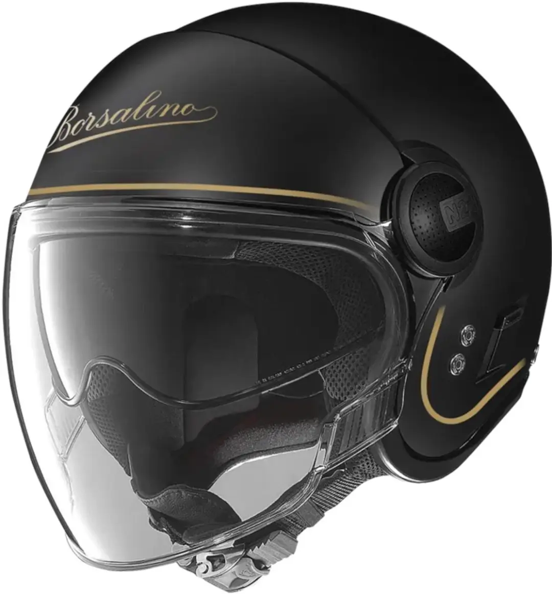 Nolan N21 Visor 06 Borsalino 123 Zwart Goud Mat Jethelm