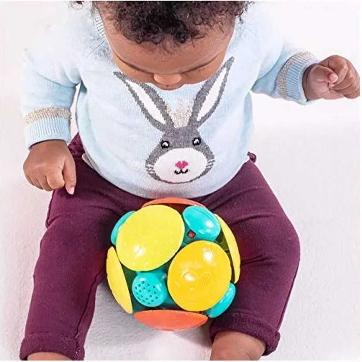 Bright Starts Wobble Bobble Crawl & Chase Bal - Multicolor