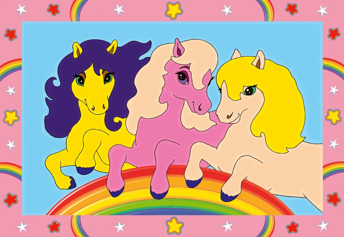 Ravensburger CreArt Prancing Ponies Schilderen op nummer - Multicolor - 15 Kleuren