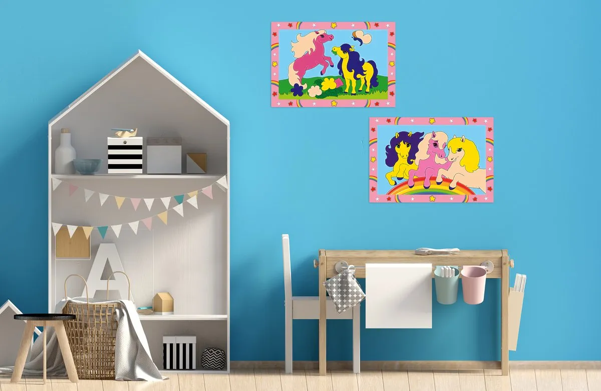 Ravensburger CreArt Prancing Ponies Schilderen op nummer - Multicolor - 15 Kleuren