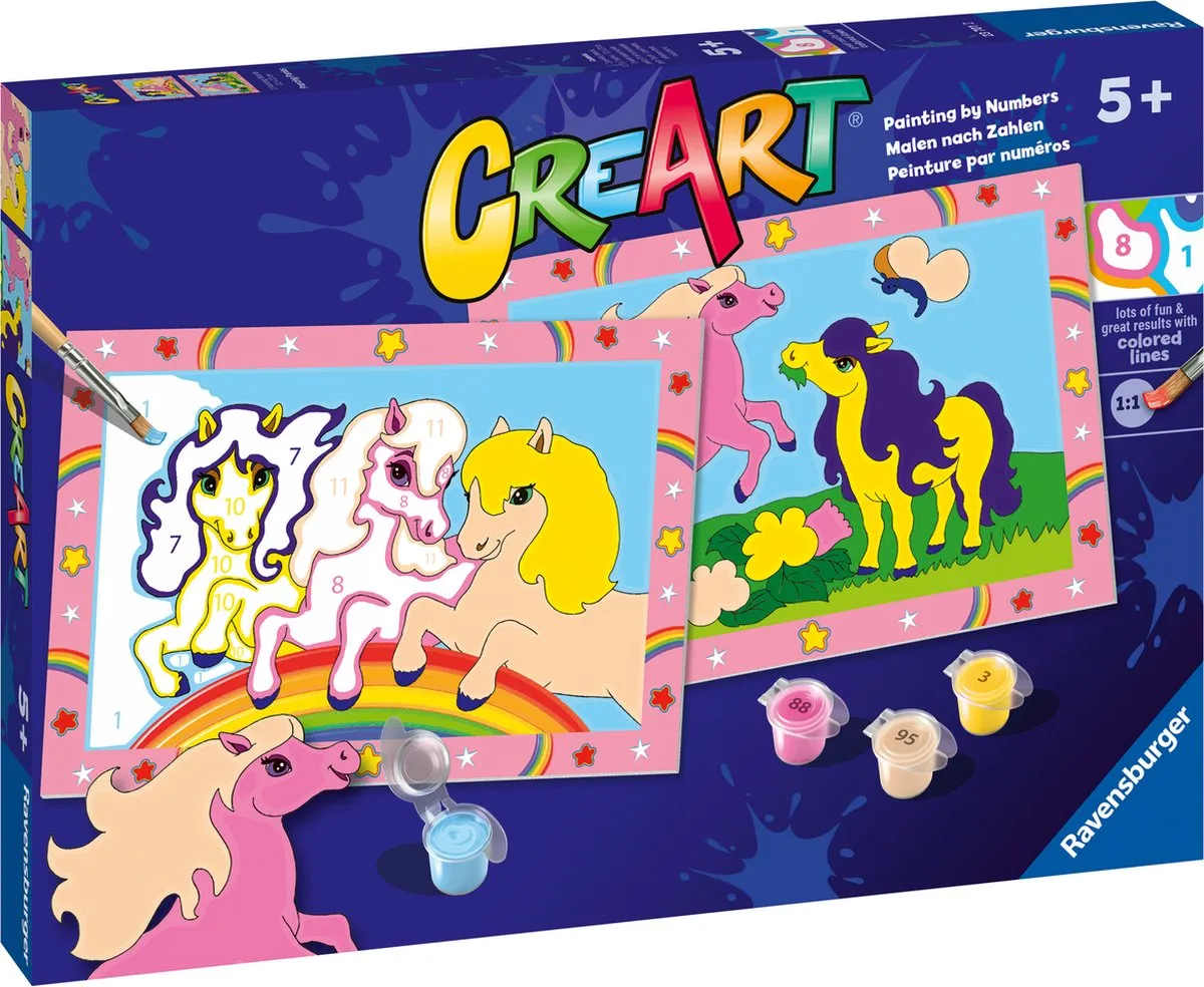 Ravensburger CreArt Prancing Ponies Schilderen op nummer