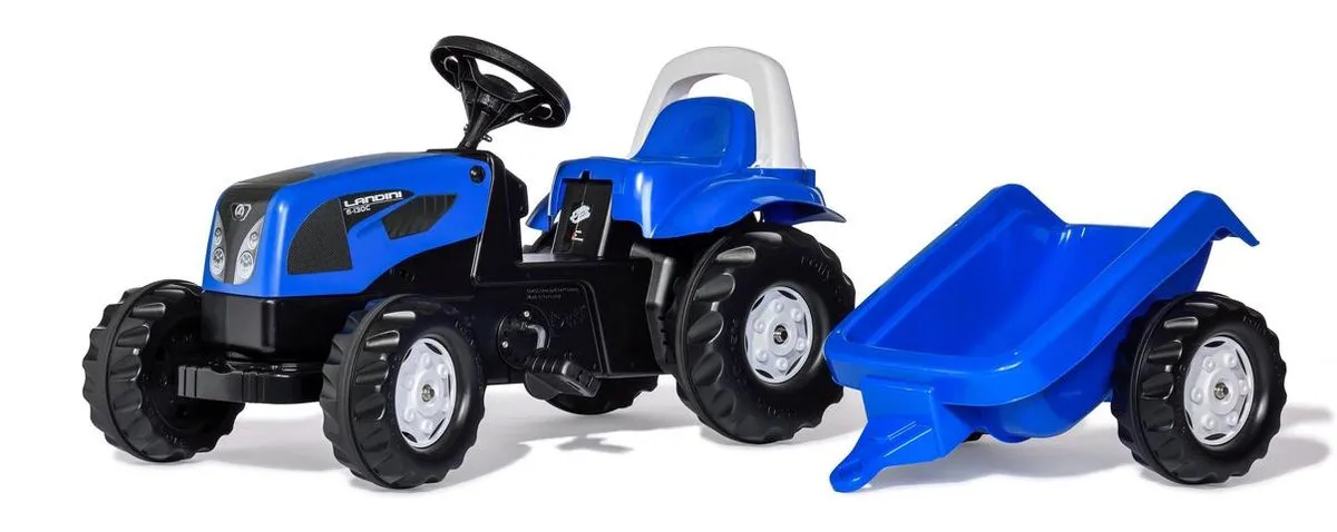 Rolly Toys Landini Power Farm Traptractor met aanhanger - Landini