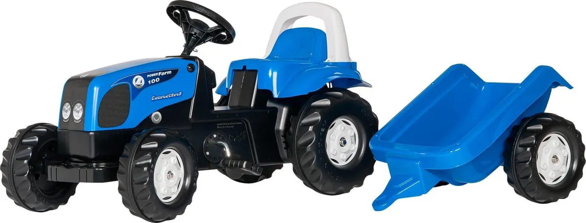 Rolly Toys Landini Power Farm Traptractor met aanhanger