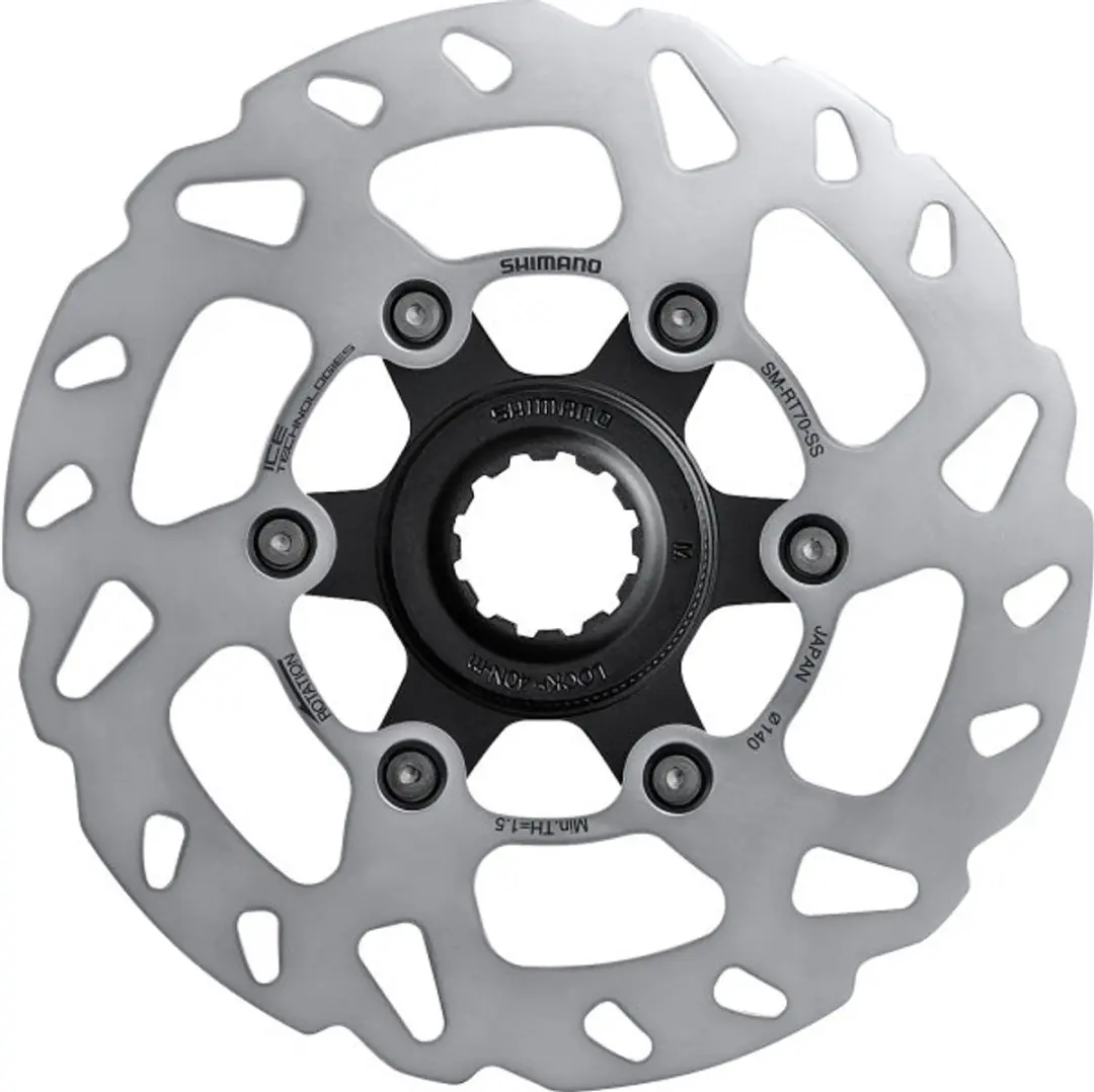 Shimano SLX SM-RT70 140mm 6-gaats remschijf - Zilver - afbeelding 5 van 6