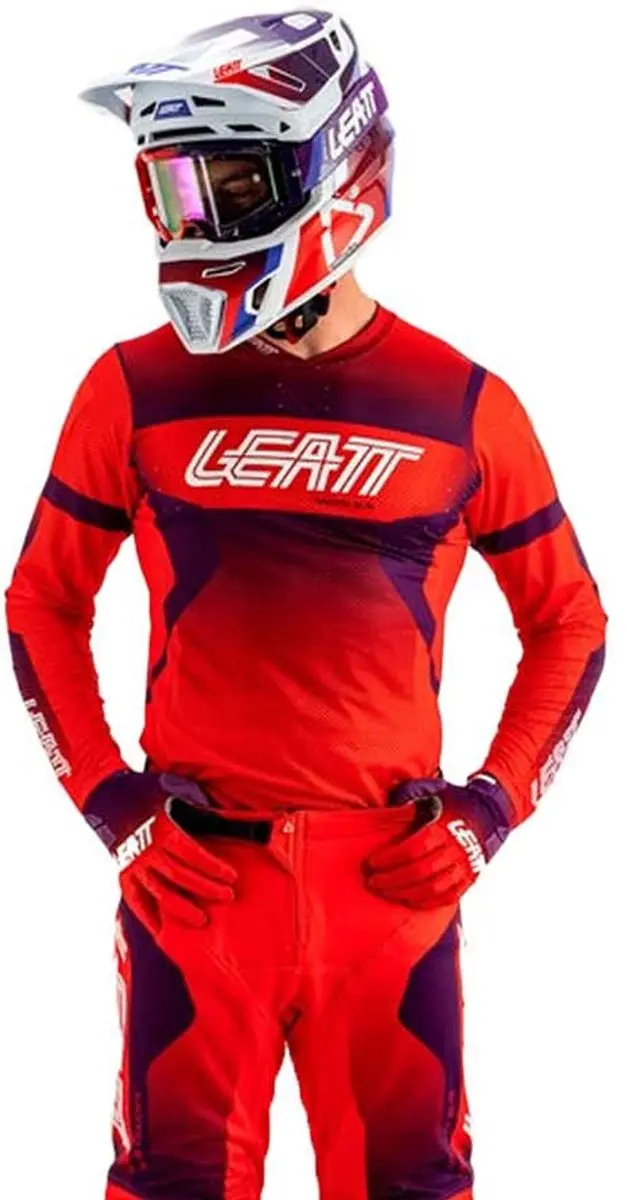 Leatt Moto 5.5 UltraWeld Jersey - Maat M - Rood - afbeelding 6 van 6