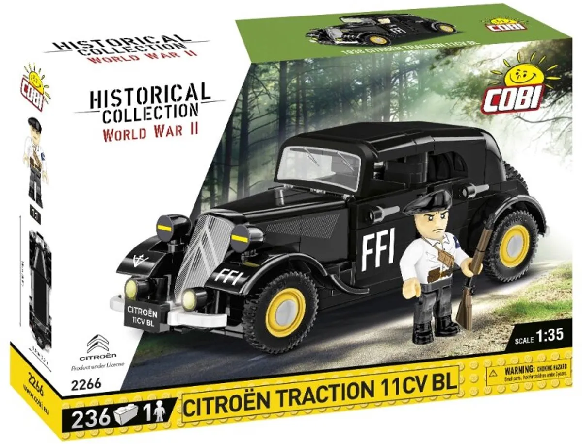 Cobi Citroën Traction 11CV BL Bouwset 2266 - 236 Stukken - 1:35