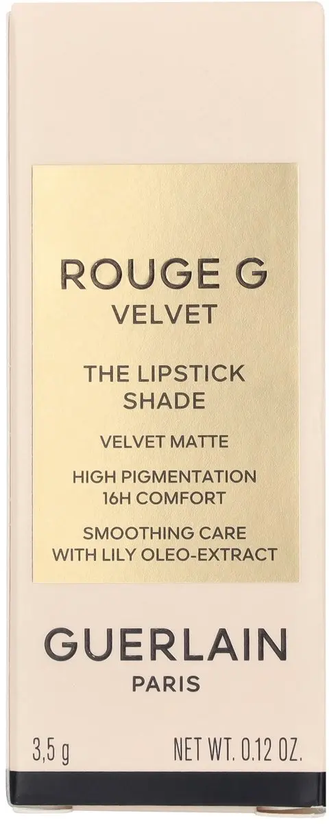 Guerlain Rouge G Velvet 962 Le Tulipe Noire - Lipstick 3,5g - afbeelding 5 van 6