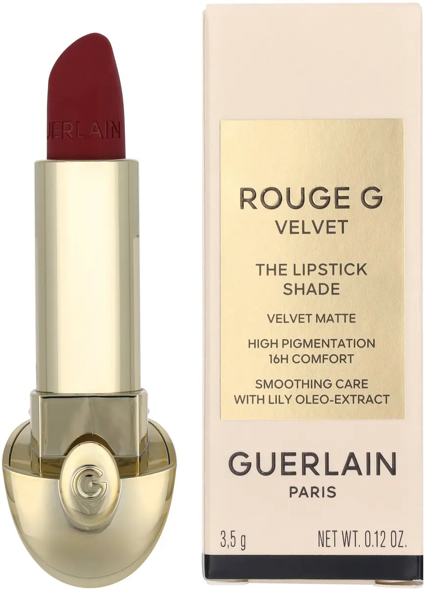 Guerlain Rouge G Velvet 962 Le Tulipe Noire - Lipstick 3,5g - afbeelding 4 van 6