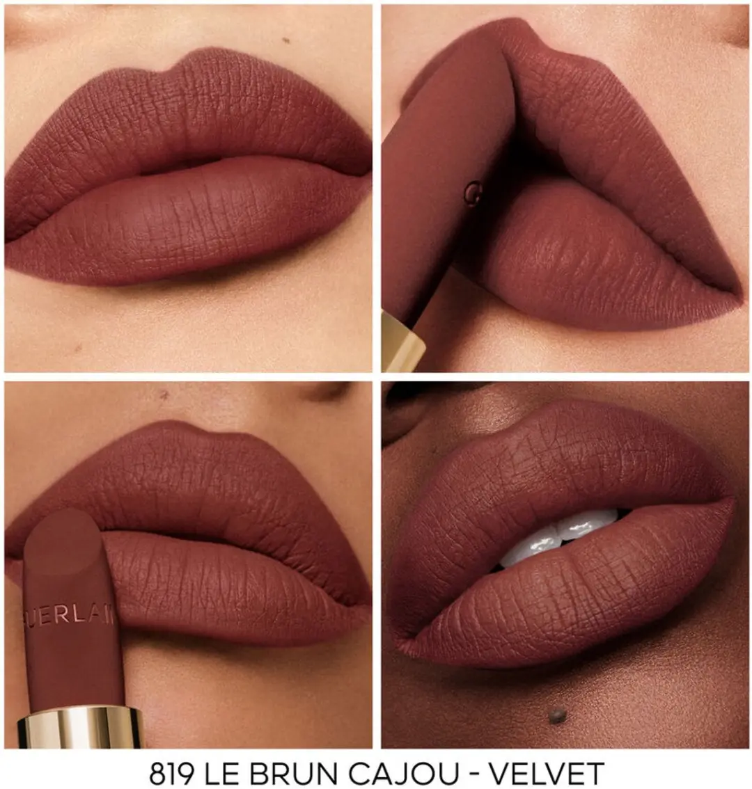 Guerlain Rouge G 819 Le Brun Cajou Mat Lipstick - G044297 - afbeelding 3 van 4