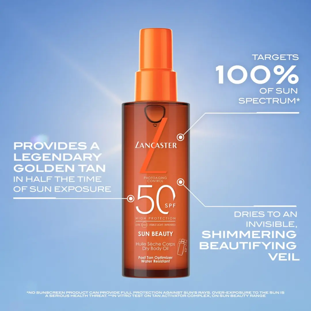 Lancaster Sun Beauty Body Dry Oil SPF30 150ml - afbeelding 7 van 7