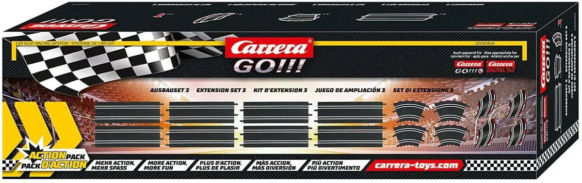 Carrera Go!!! Uitbouwset 16 Baandelen CAR20061614 - Multi