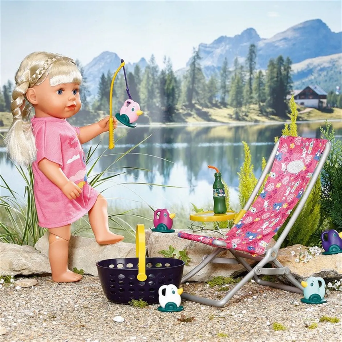 Baby Born Weekend Vissen Outfit 43 - Multicolor