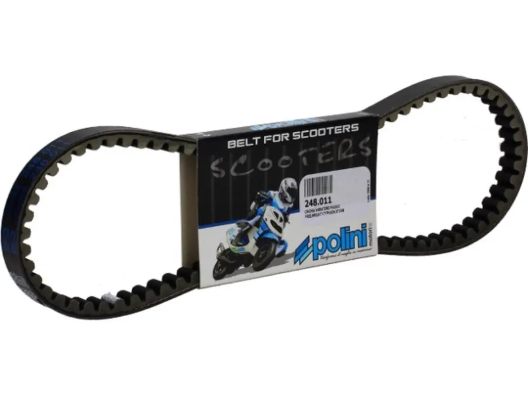 Courroie de transmission Polini pour Scooter CPI 50 Aragon 248.011 / 800x16.5x8.