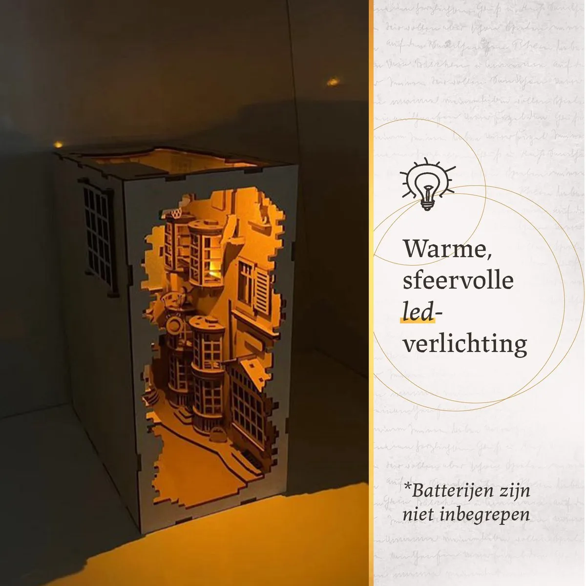 Revell Harry Potter Diagon Alley Book Nook Modelbouwpakket 1:24 - 202 Onderdelen - Multi