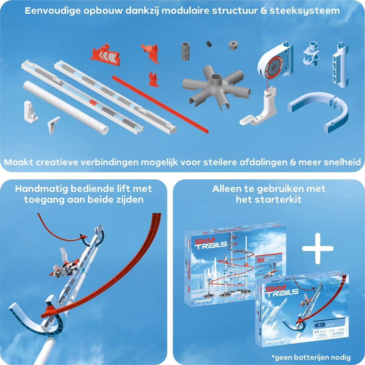 Playmobil Sky Trails Air Lift 71970 Constructiespeelgoed - Multi