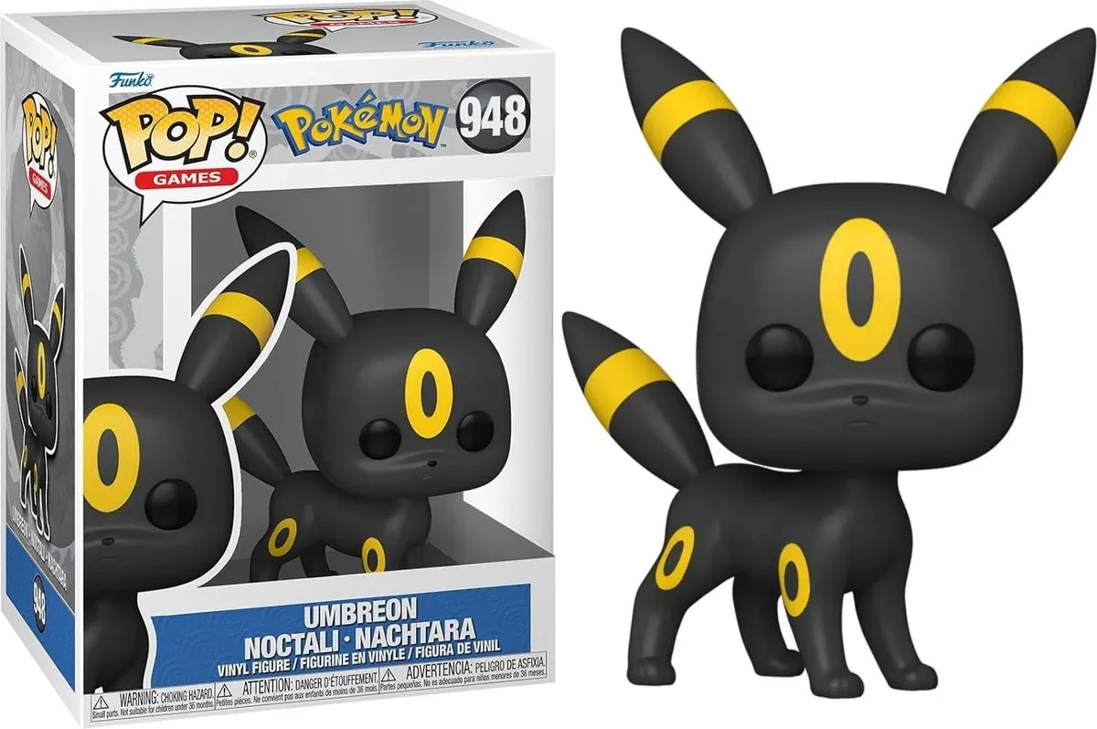Funko Pop Pokémon Umbreon #948 - Vinylfiguur - afbeelding 6 van 6