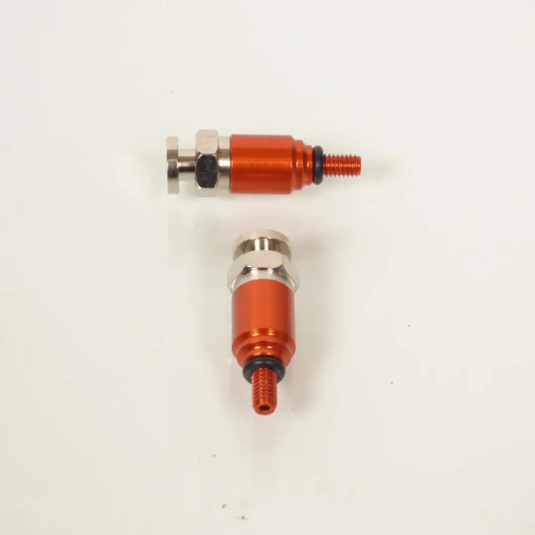 RFX Purgeurs de Fourche M4x0.7 - Orange/Grijs - afbeelding 3 van 4