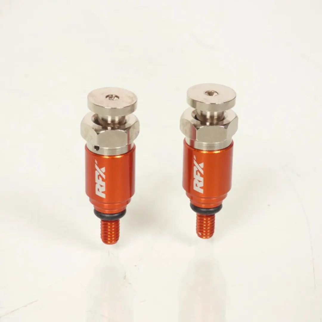 RFX Purgeurs de Fourche M4x0.7 - Orange/Grijs - afbeelding 4 van 4