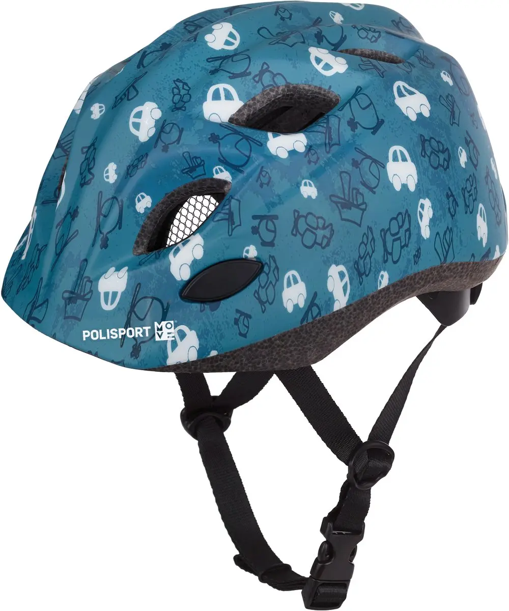 Polisport Kids Premium Fun Trip Helm XS - Blauw - LED Verlichting - afbeelding 3 van 4