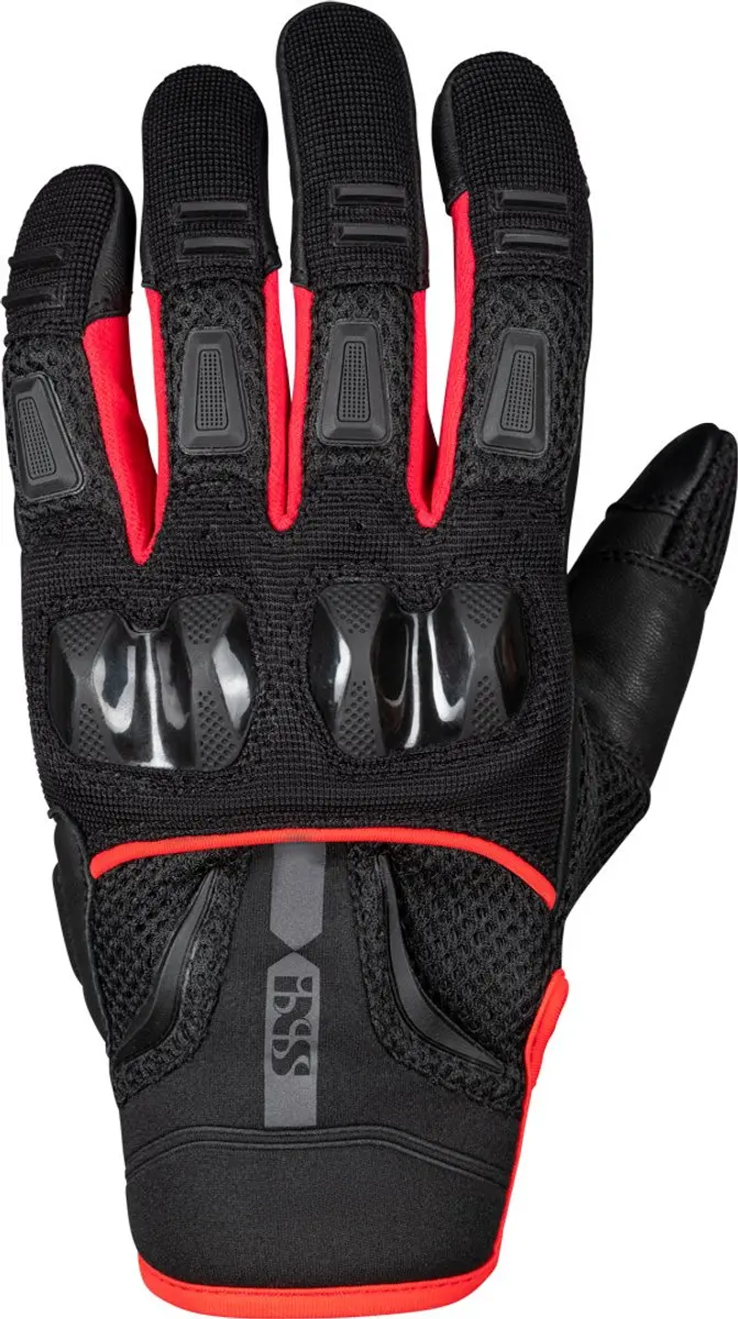 IXS Matador-Air 2.0 Zwart Rood Handschoenen
