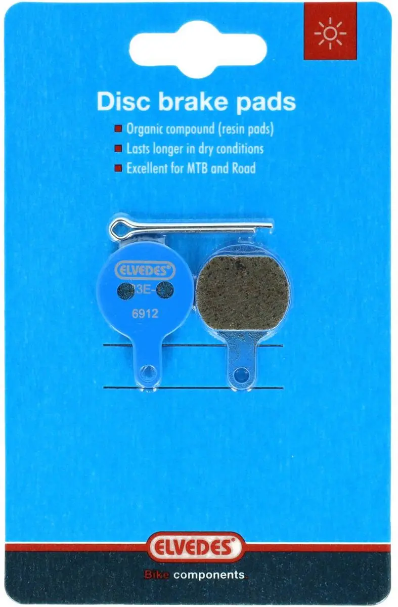 Elvedes Schijfremblok Tektro Novella Organic - Blauw - afbeelding 3 van 3