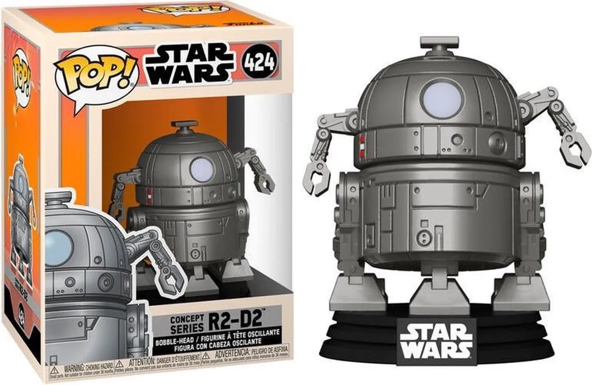 Funko Pop! Star Wars R2-D2 FUN50111 - Vinyl Figuur 9cm - Bonte kleuren - afbeelding 3 van 5