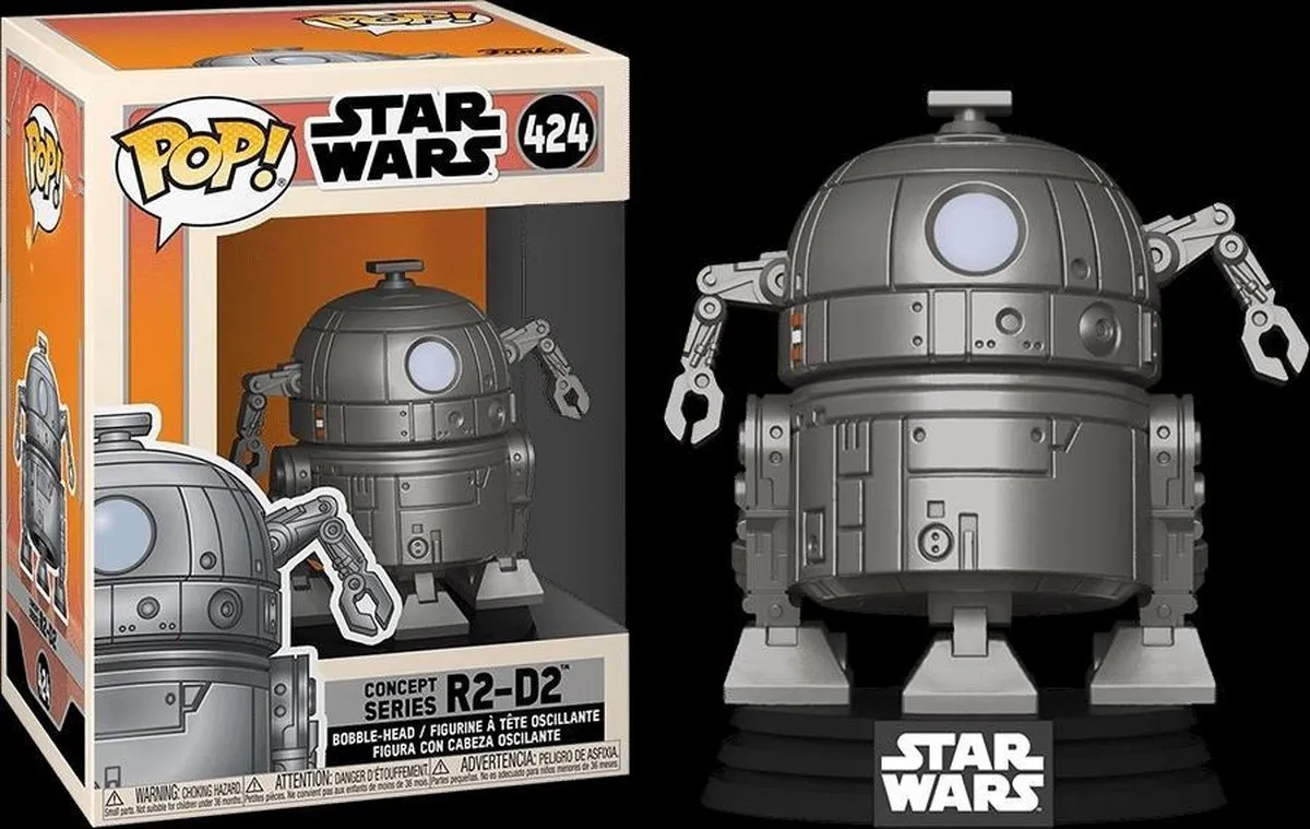 Funko Pop! Star Wars R2-D2 FUN50111 - Vinyl Figuur 9cm - Bonte kleuren - afbeelding 4 van 5