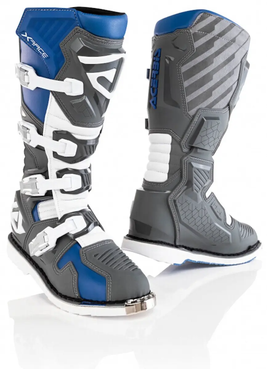 Acerbis X-Race Blauw Grijze Crosslaarzen
