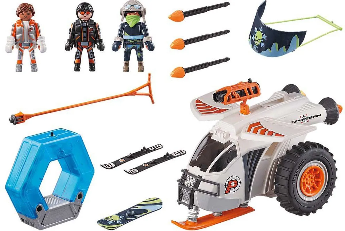 Playmobil Top Agents Spy Team Sneeuwmobiel 70231 - Multicolor