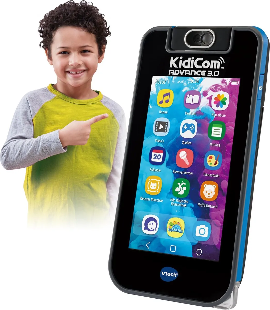 VTech KidiCom Advance 3.0 Telefoon - Blauw