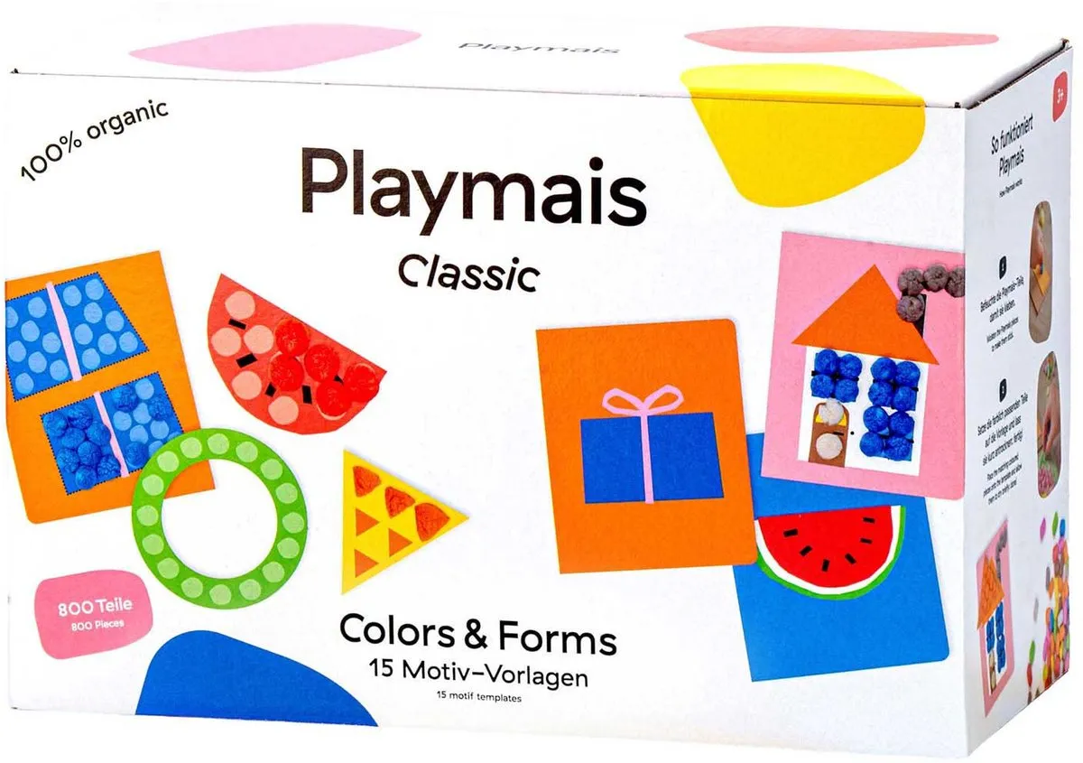 PlayMais Classic Colors & Forms 800 Stuks - Multicolor