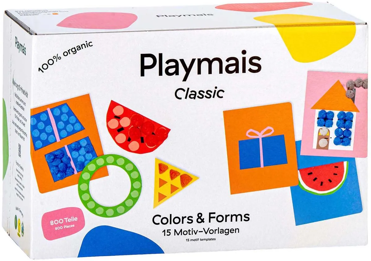 PlayMais Classic Colors & Forms 800 Stuks - Multicolor