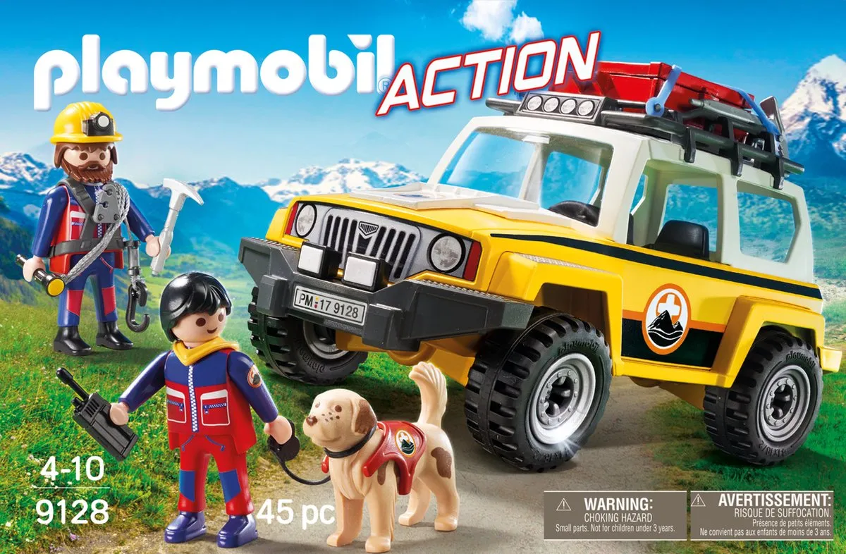 Playmobil Reddingswerkers Terreinwagen 9128
