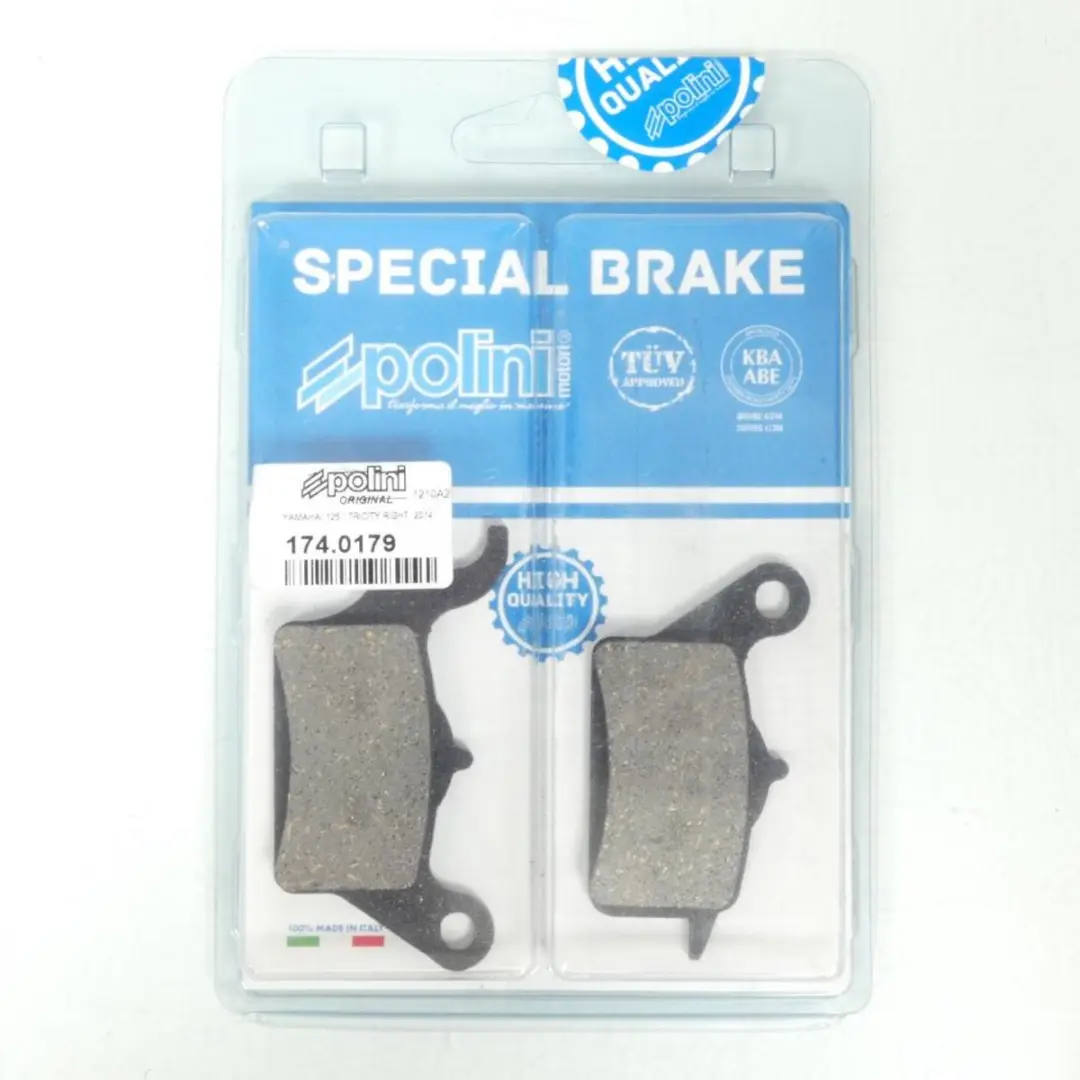 Plaquette de frein Polini pour Scooter MBK 125 Tryptik Après 2014 174.0179 Neuf
