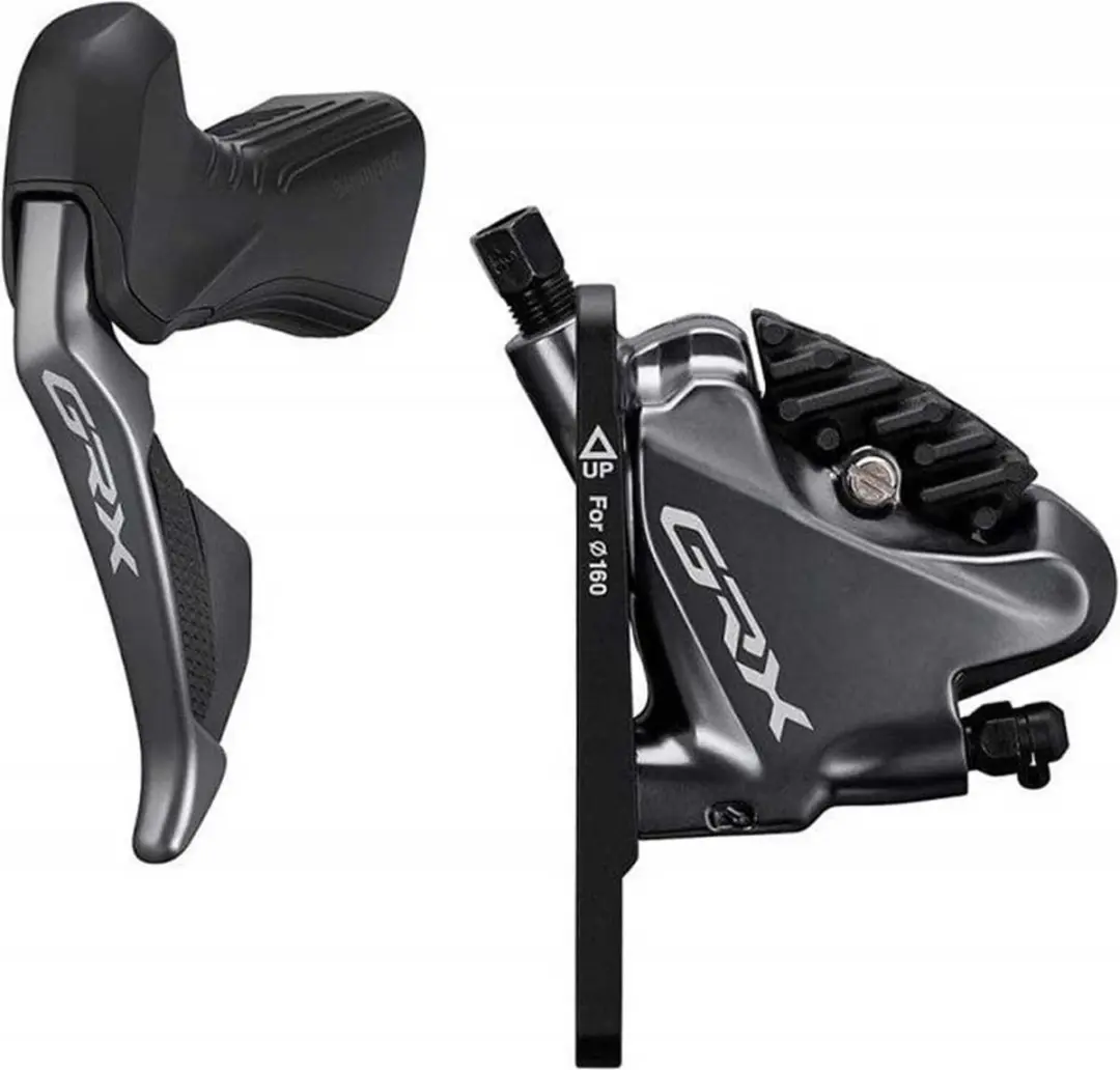 Shimano GRX-RX810 Links Voor Schijfremset Di2 - 2-Speed - Zwart - afbeelding 5 van 5