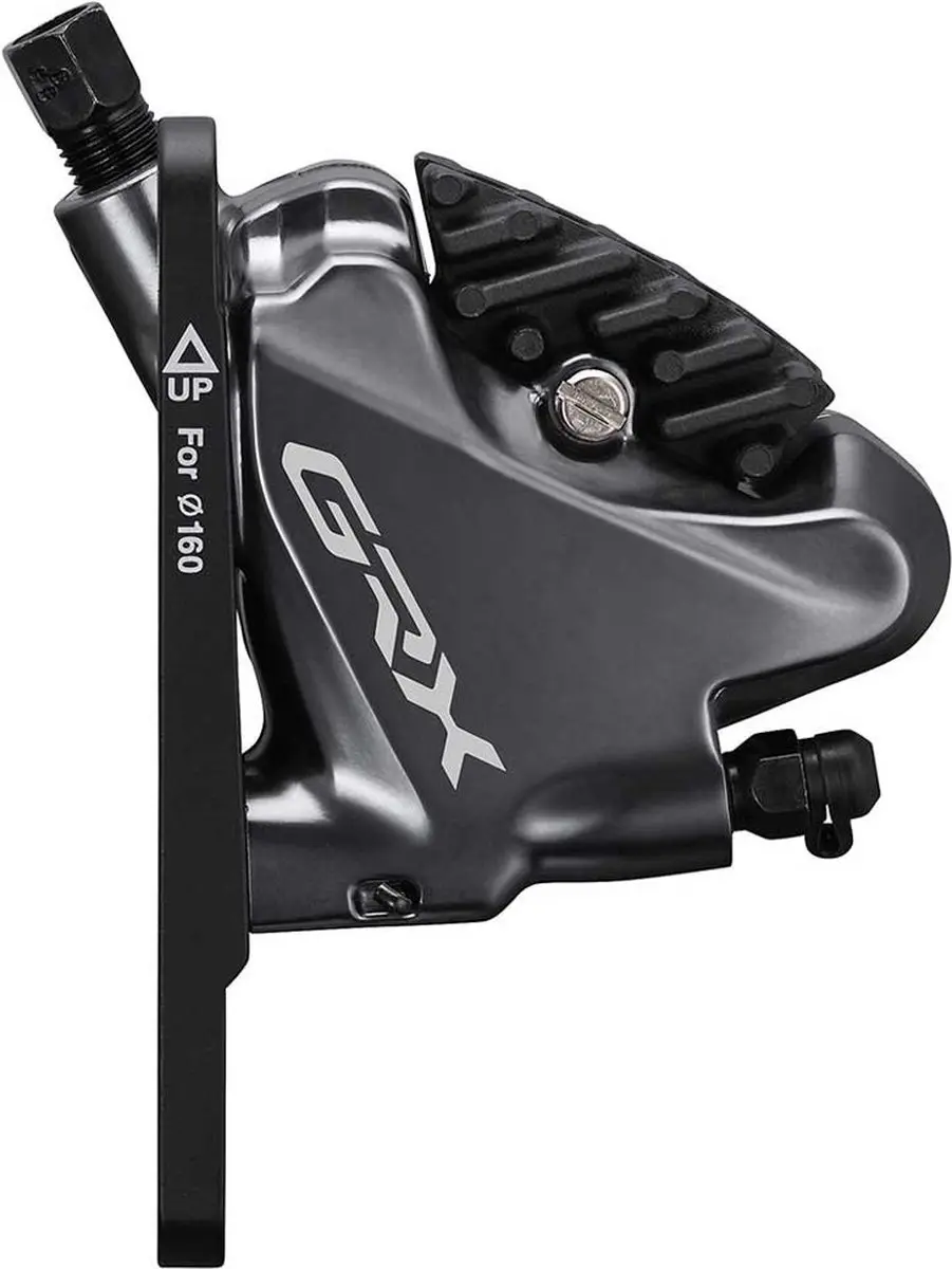 Shimano GRX-RX810 Links Voor Schijfremset Di2 - 2-Speed - Zwart - afbeelding 2 van 5