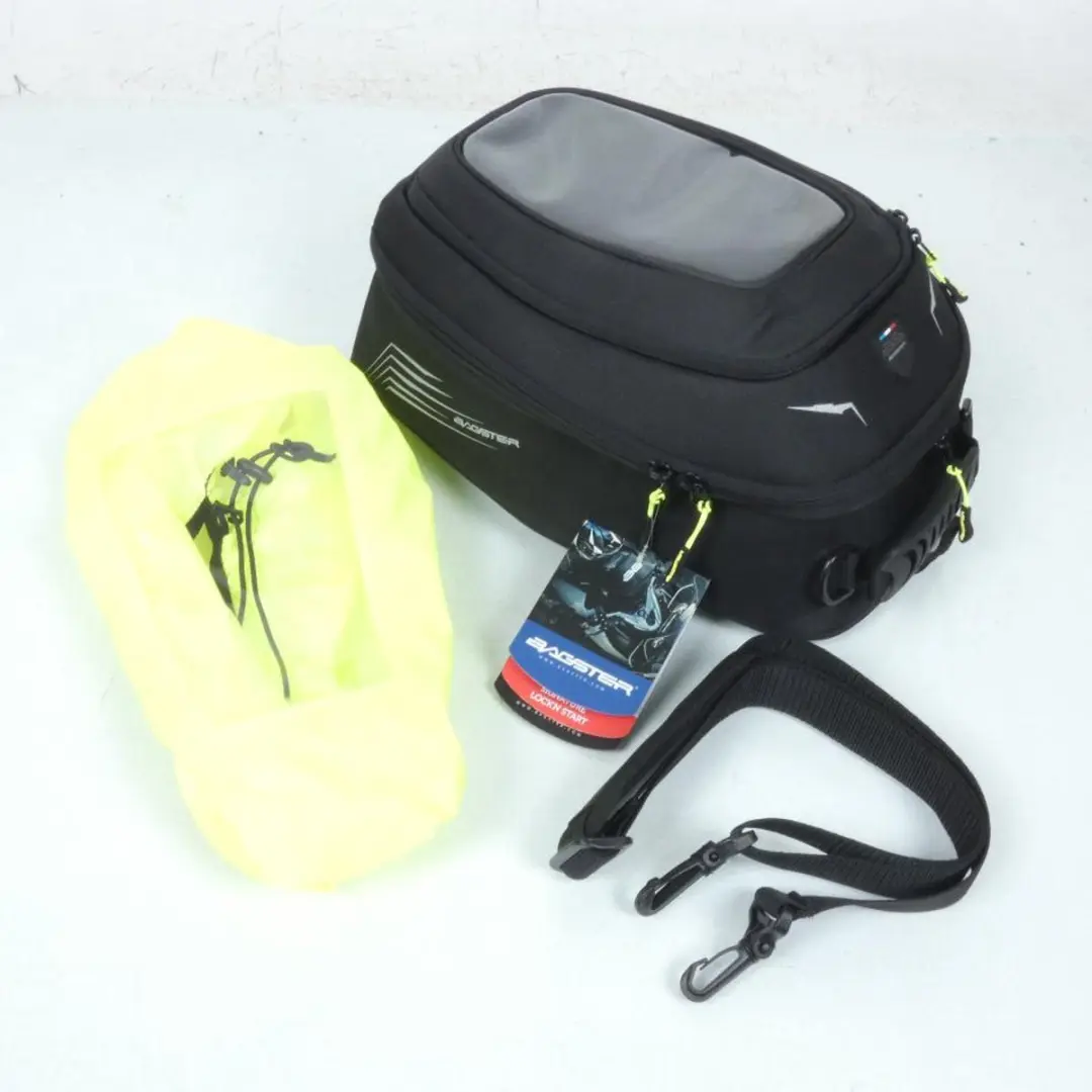 Bagster Signature Lock 18/28L Motortas - Zwart/Grijs