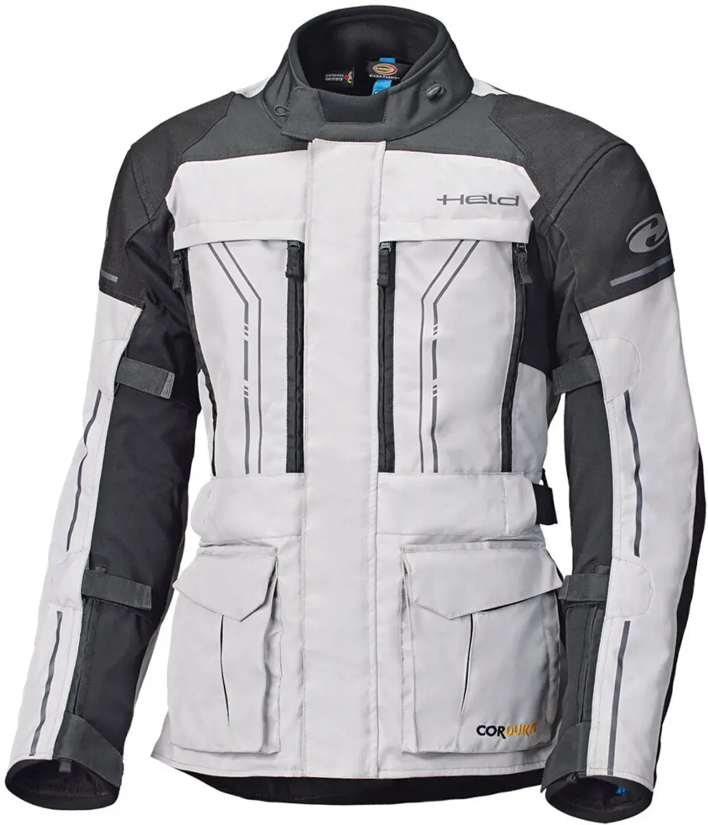 Held Pentland Grijs Zwart Waterdicht Textiele Motorjas
