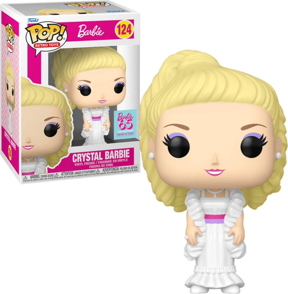 Funko Pop Barbie Crystal Glitter #124 - 9,5 cm - Multi