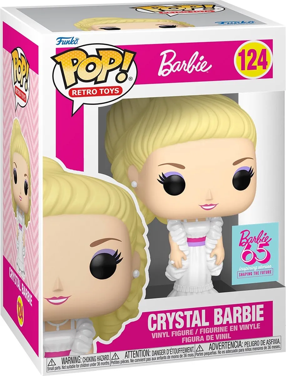Funko Pop Barbie Crystal Glitter #124 - 9,5 cm - Multi