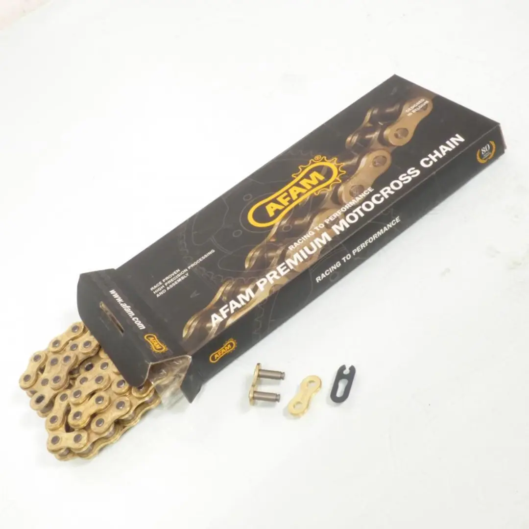 Afam Aandrijfketting Cross A520MX6-GG 114L - 520 - Goudkleurig - afbeelding 2 van 3