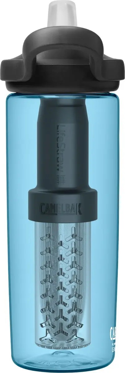CamelBak Eddy+ LifeStraw Drinkfles 600ml - Blauw
